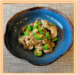 Cold Pork and Okra Shabu-Shabu