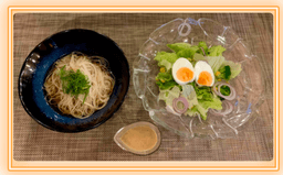 Torigara Hiyashi Salad Soumen